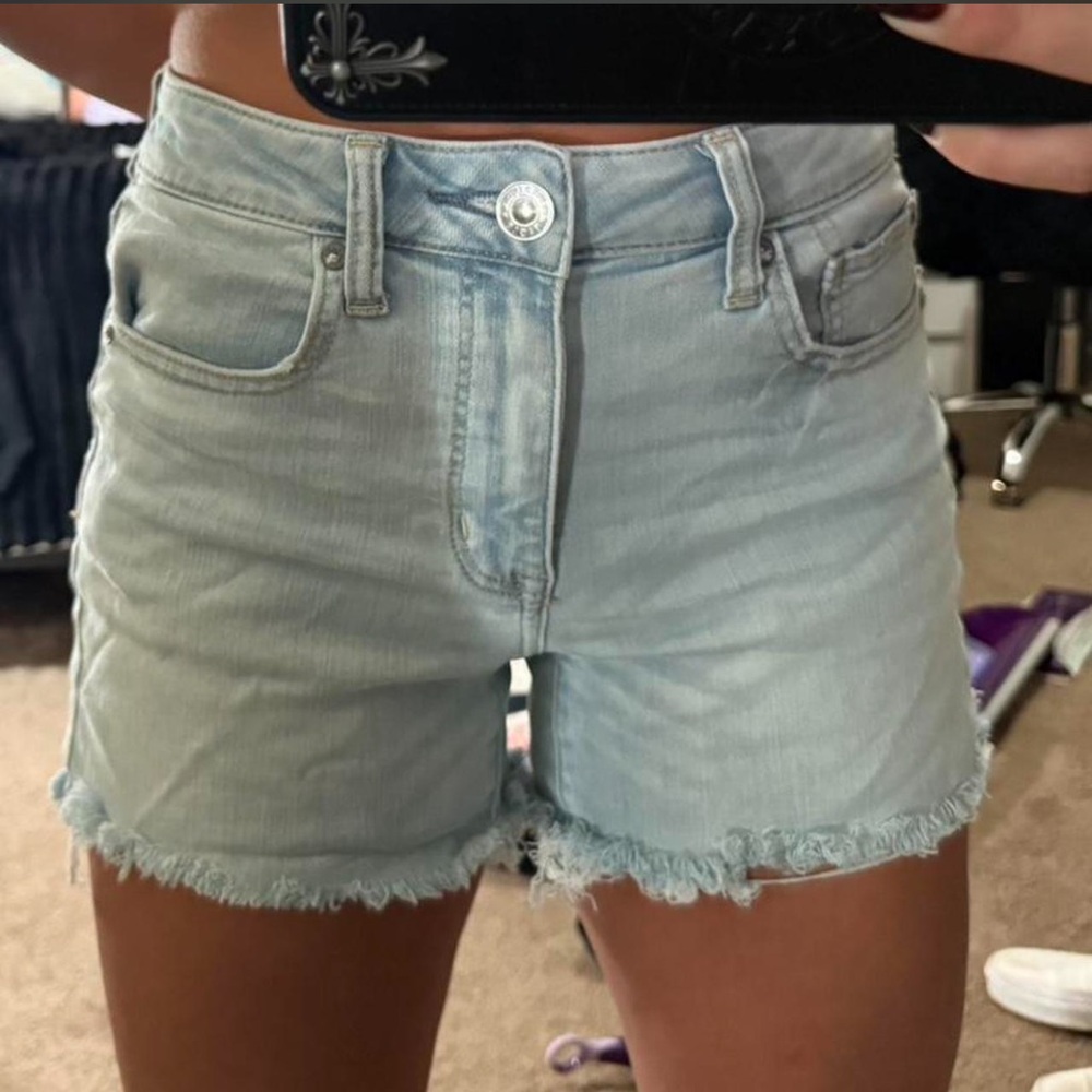 American Eagle Outfitters Light Wash Jean Shorts